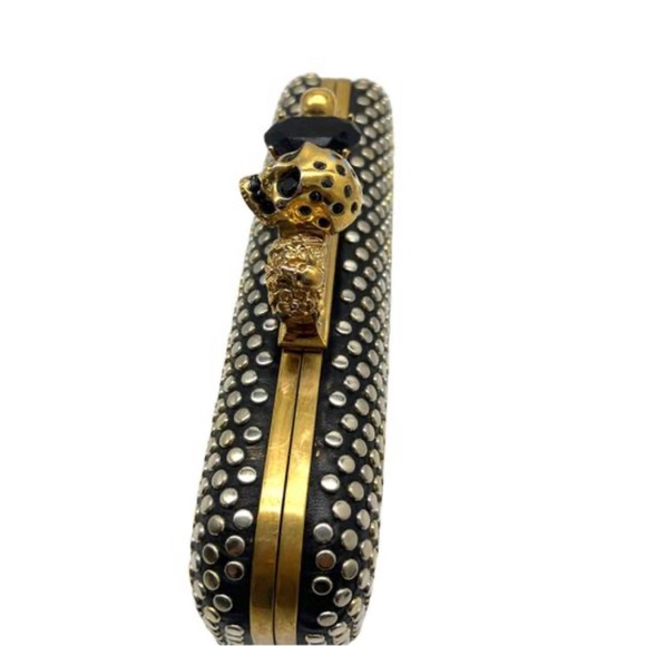 Alexander McQueen Skull Leather Clutch - Picture 8 of 12